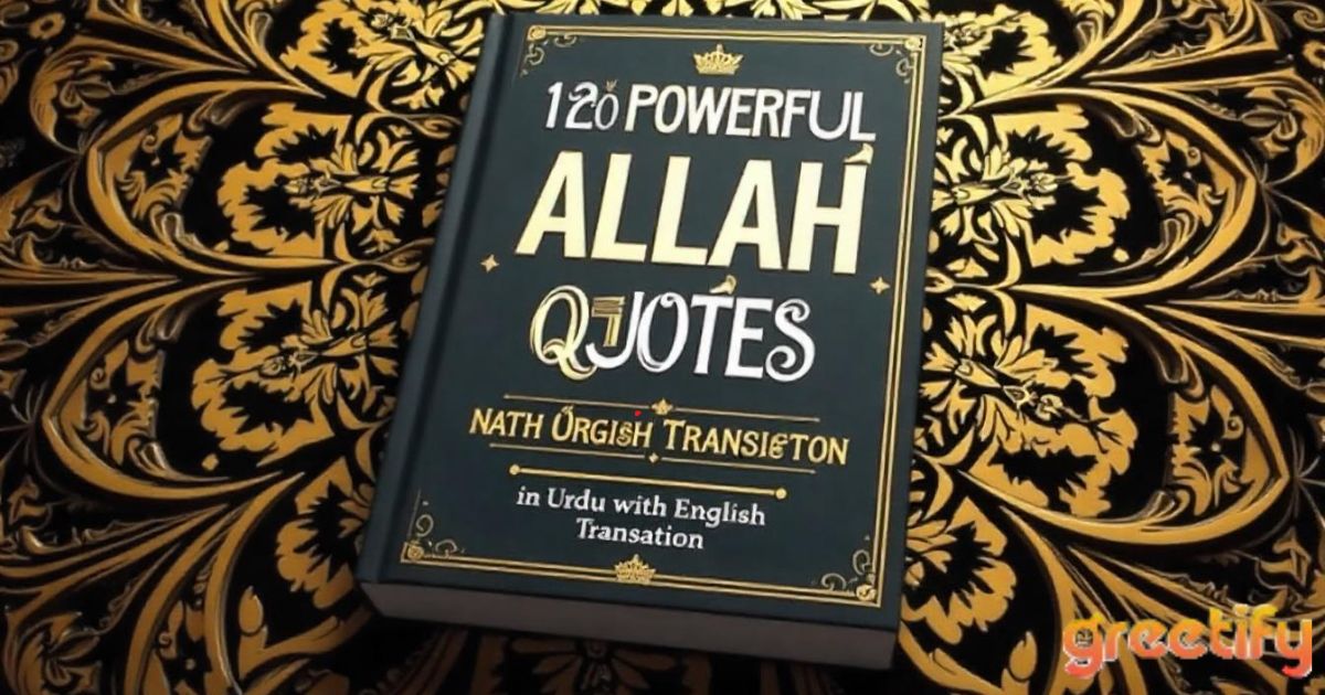 ALLAH Quotes