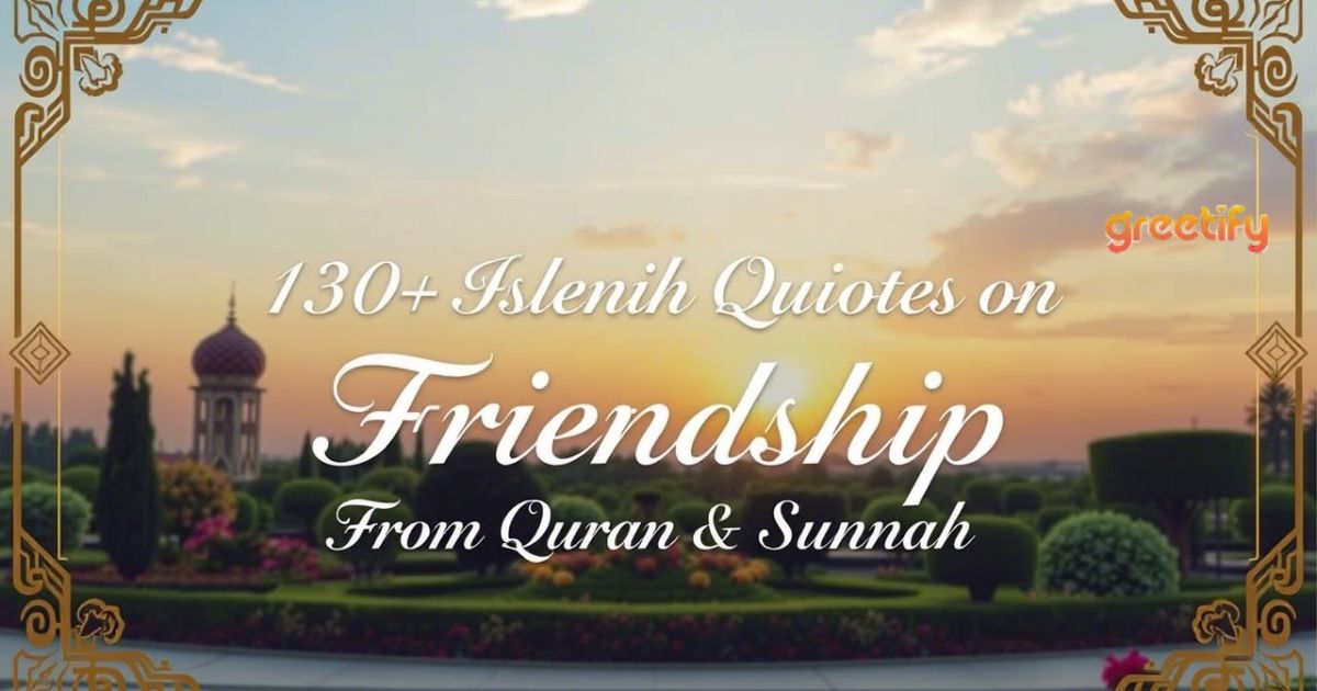 Islamic Quotes firendship