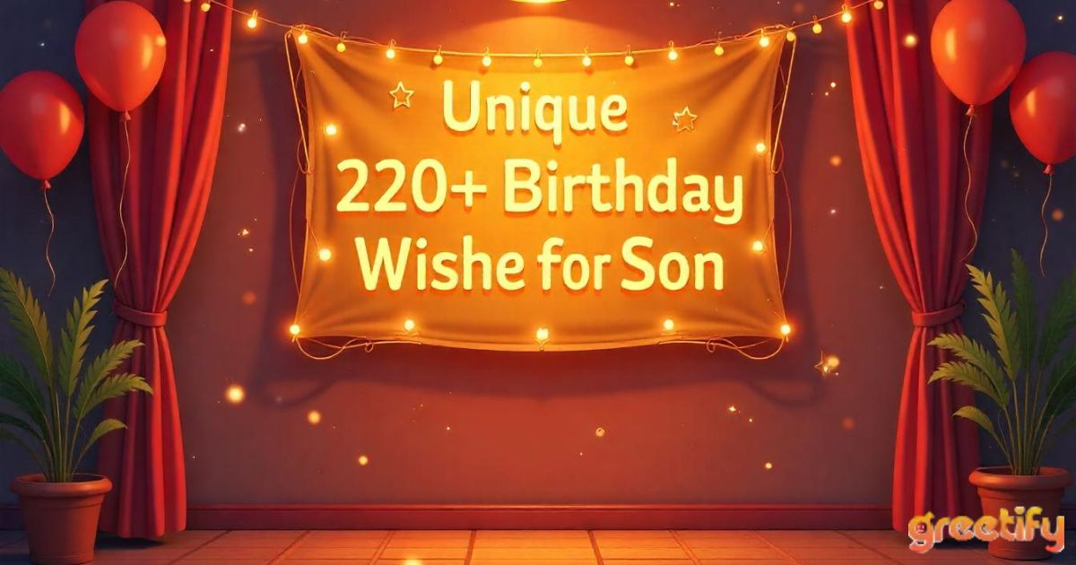 Islamic Birthday Wishes for Son