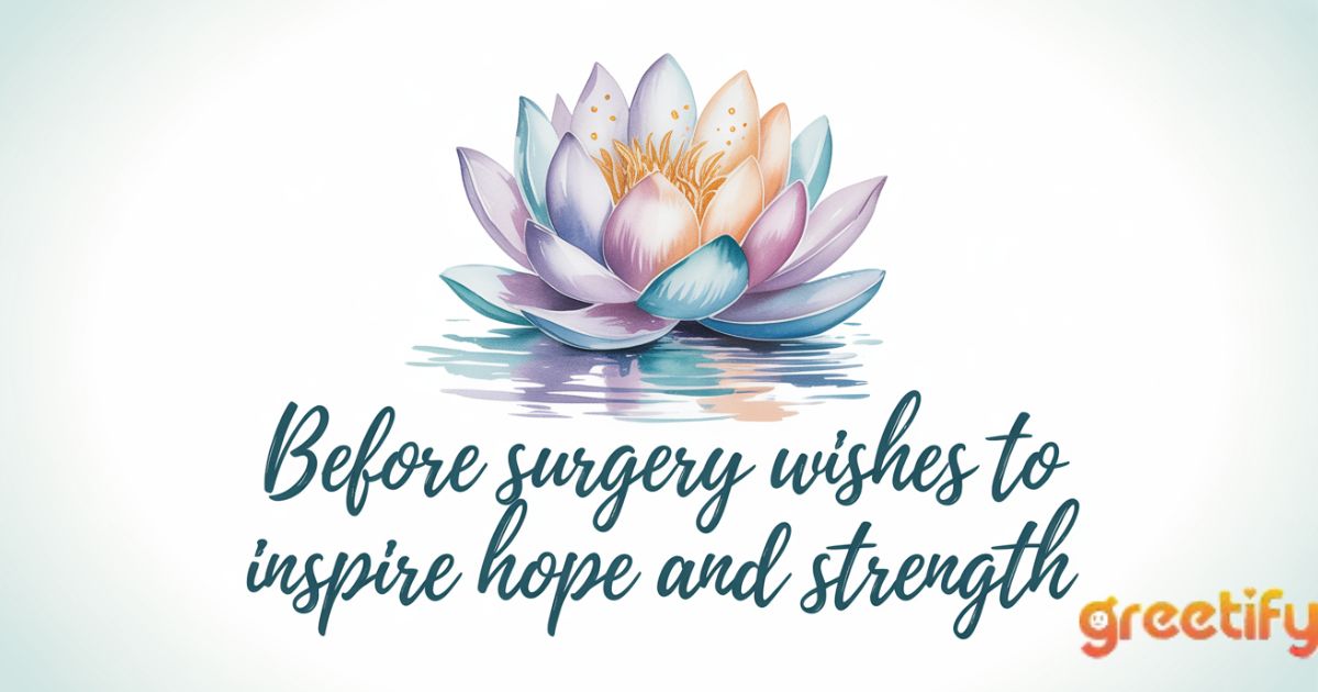 Before Surgery Wishes