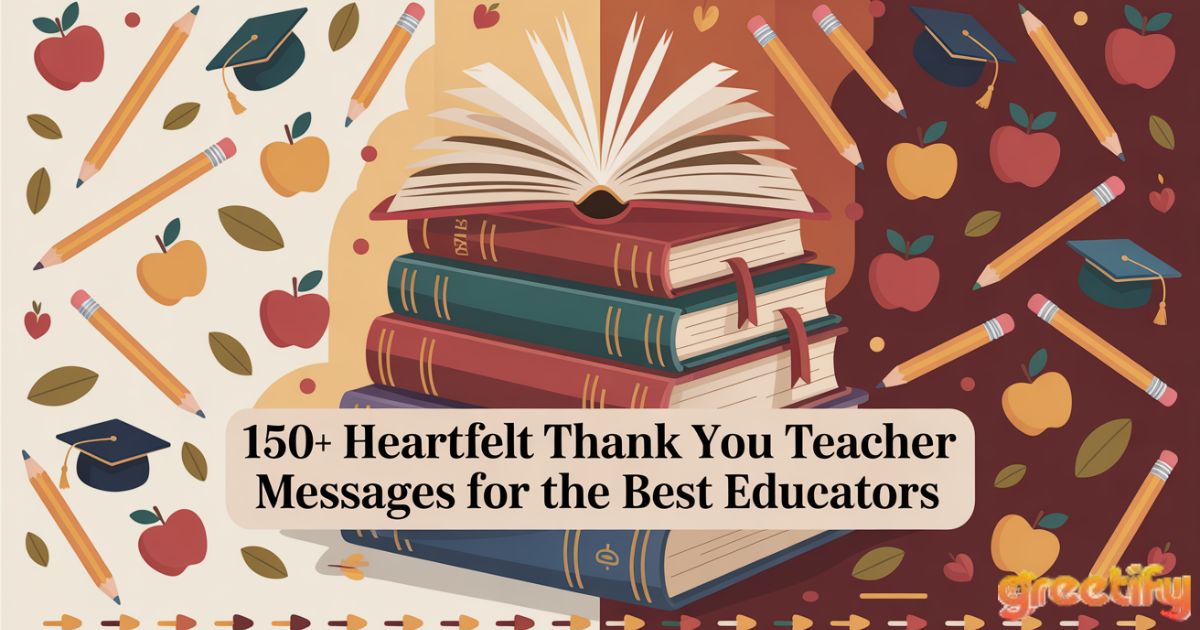 Thank You Teacher Messages