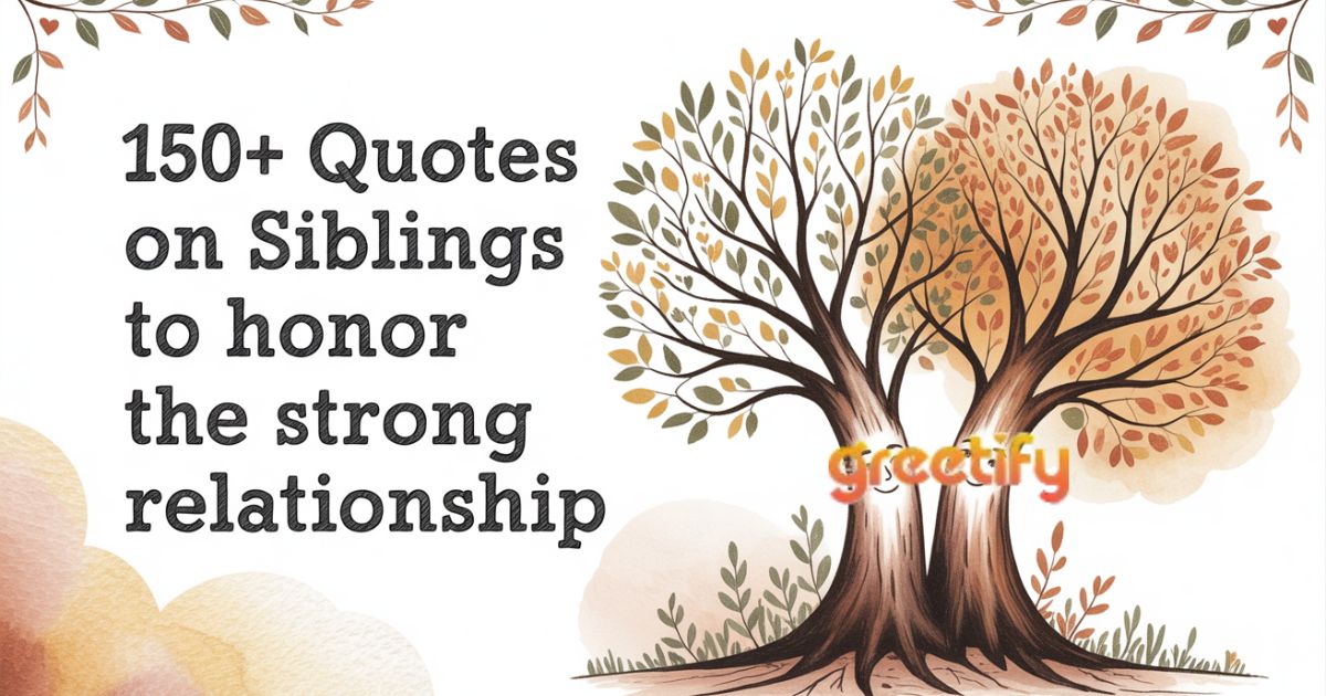 Quotes On Siblings